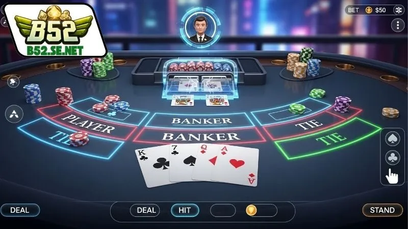 Cách chơi Baccarat online B52