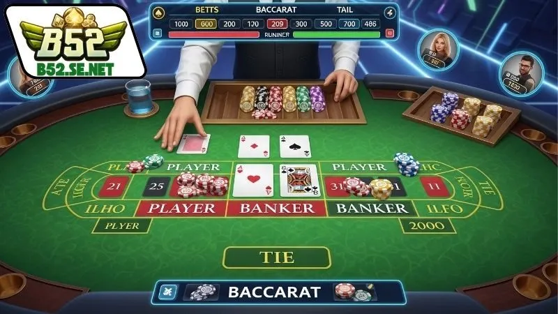 Chiến thuật chơi Baccarat online B52