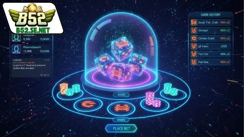 Hướng dẫn cách chơi bầu cua B52