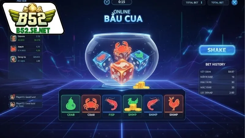Cách chơi bầu cua B52 online