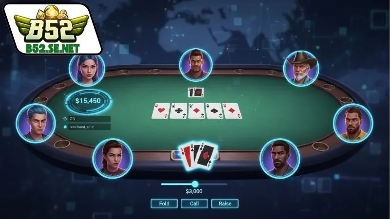 Hướng dẫn chơi Poker Omaha B52