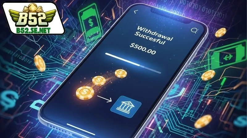 Rút tiền B52 - Những gì bạn cần biết để giao dịch nhanh 2 Quy trình rút tiền B52 chi tiết