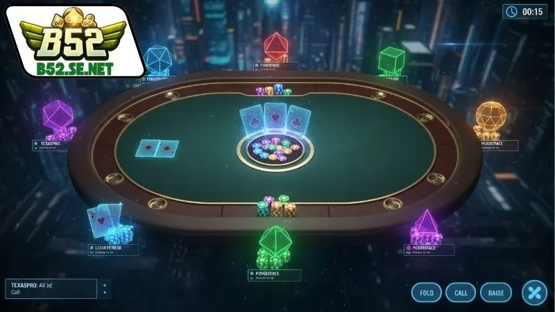 Hướng dẫn chơi Texas Poker tại B52